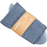 Wellow Premium Socks (Compression Socks - Regular) for Men & Women, Made with Viscose from Bamboo, Knee High, 18-25 mmHg