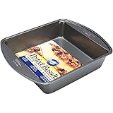 Wilton Perfect Results Premium Non-Stick Bakeware Square Cake Pan, Will Heat Evenly for Years of Quality Baking, 8-inches