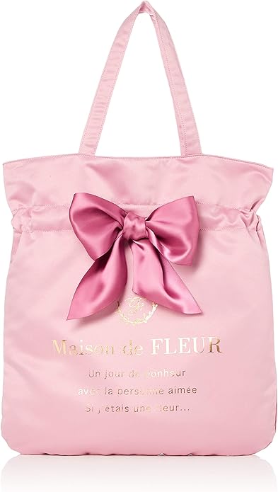 Amazon メゾン ド フルール リボントートバッグ 8a93f0j1000 Pink トートバッグ