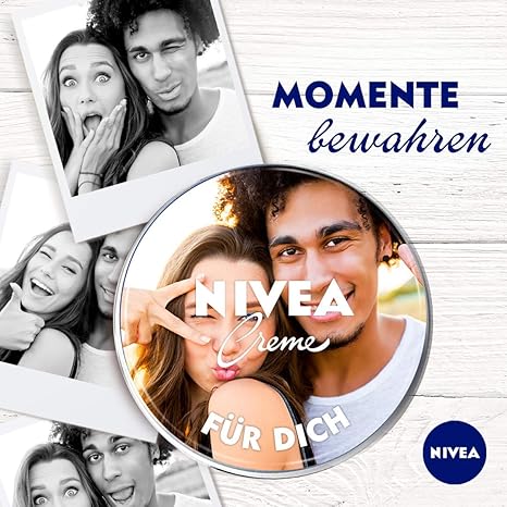 nivea personalised tin