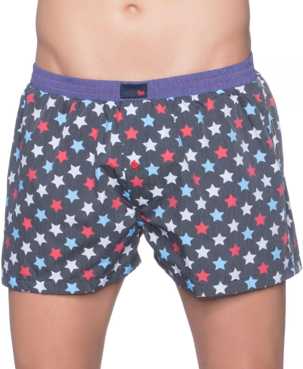 UNABUX Boxer Shorts - Colourful Undies Designer Boxers Boxershorts Trunks Underwear for Men or Women SIZE XL