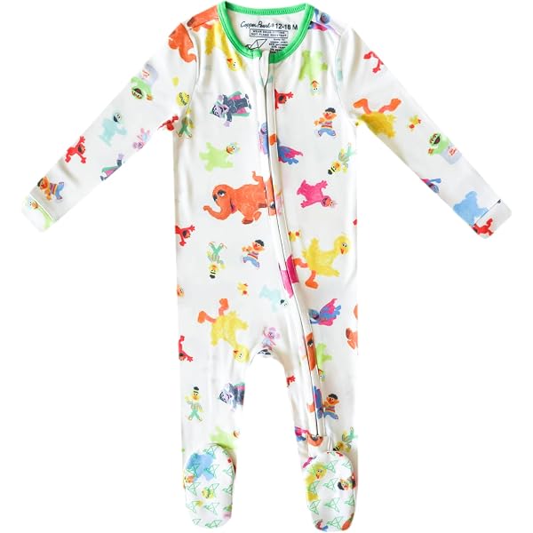 Copper Pearl CoComelon Baby-Footie Mit Reißverschluss - Weicher Einteiler Zum Schlafen & Kuscheln