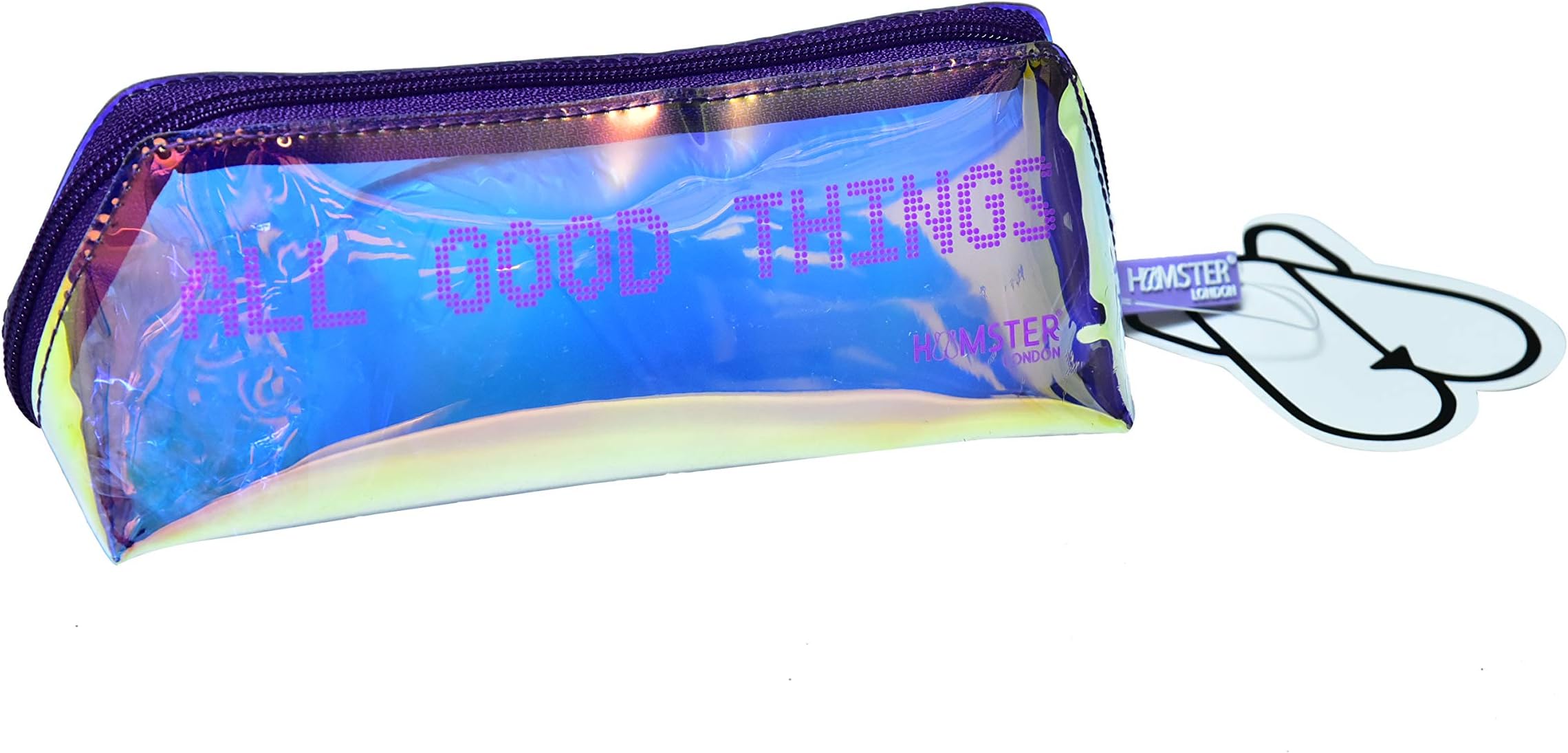 Hamster London Girl's Makeup Pouch/ Girl's School Stationery Pouch (Purple)