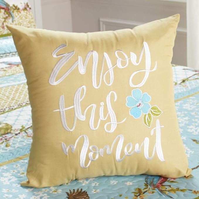 Briskly41 Floral Whispers Decorative Throw Pillow with