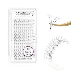 NAGARAKU Premade Fans Eyelash Extensions Premade