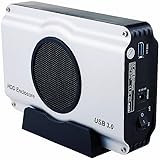 Sisun USB 3.0 3.5-Inch SATA Aluminum Hard Drive Enclosure with cooling fan (USB 3.0 Enclosure)