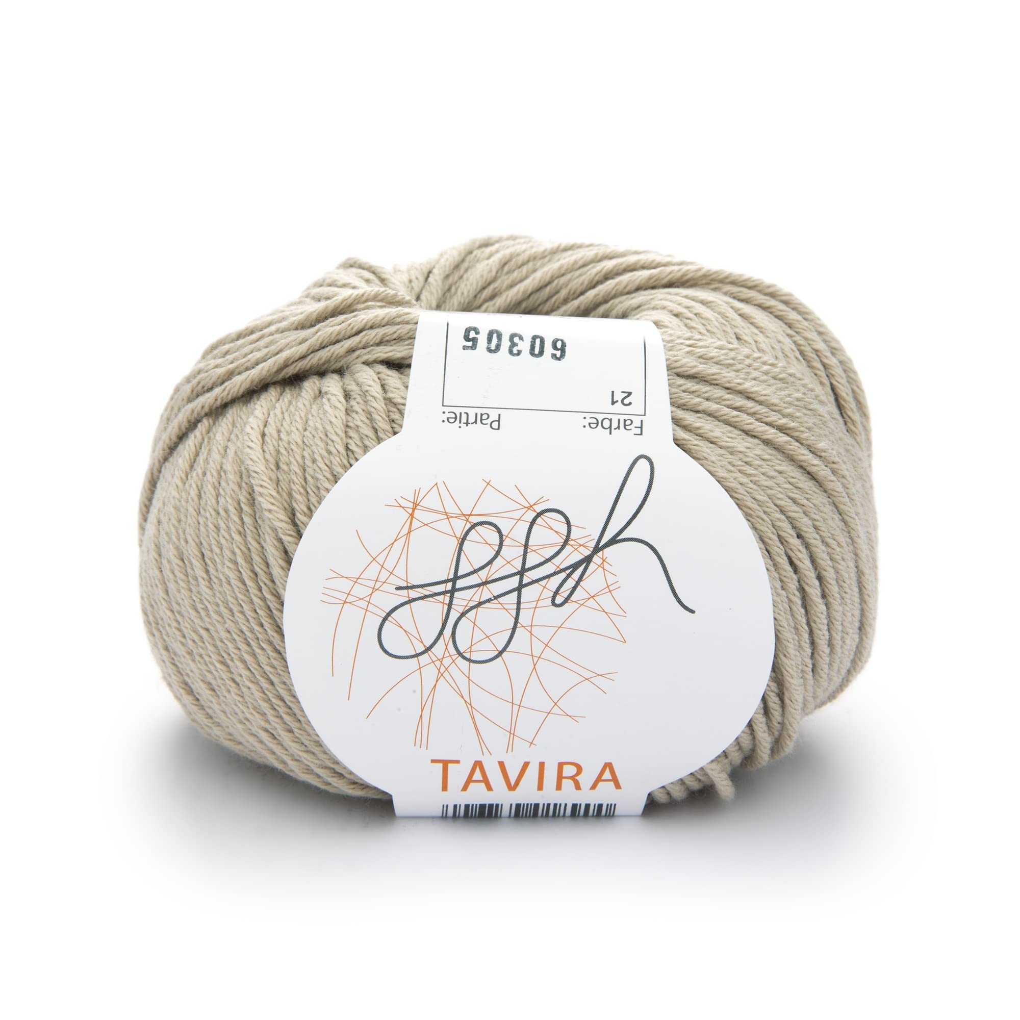 GGH Tavira | Thick cotton for knitting and crochet - suitable as pot flap yarn - 50g ball | Colour 021 - Sand