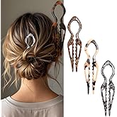 4Pcs French U Shaped Hair Pins - Hair Pin for Women - Elegant Women Hairs Accessories - French Hair Pins for Thick Hair