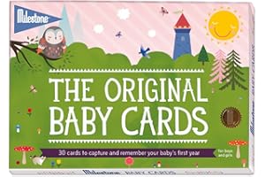 Milestone - Baby Photo Cards Original - Set of 30 Photo Cards To Capture Your Baby's First Year in Weeks, Months, and Memorable Moments