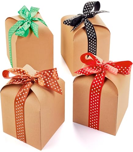 Caja De Regalo De 20 Cajas De Papel Kraft Tipo Cajón | Cuotas Sin Interés