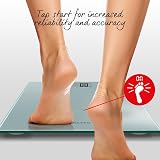 Salter Digital Bathroom Scale 180 kg Ultra Slim Platform Tap Start view 5