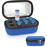 YOUSHARES Insulin Vial Holder Storage Case Organizer- 8 Slots Insulin Fridge Holder Storage Case Organizer for Insulin Cooler