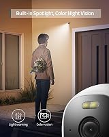 eufy Security Solo OutdoorCam E220 C24 2K Spotlight IP67 Wired Camera view 3