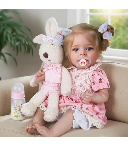 Amazon.com: COSHENG-24 Inch Lifelike Sue-Sue Toddler Reborn Baby