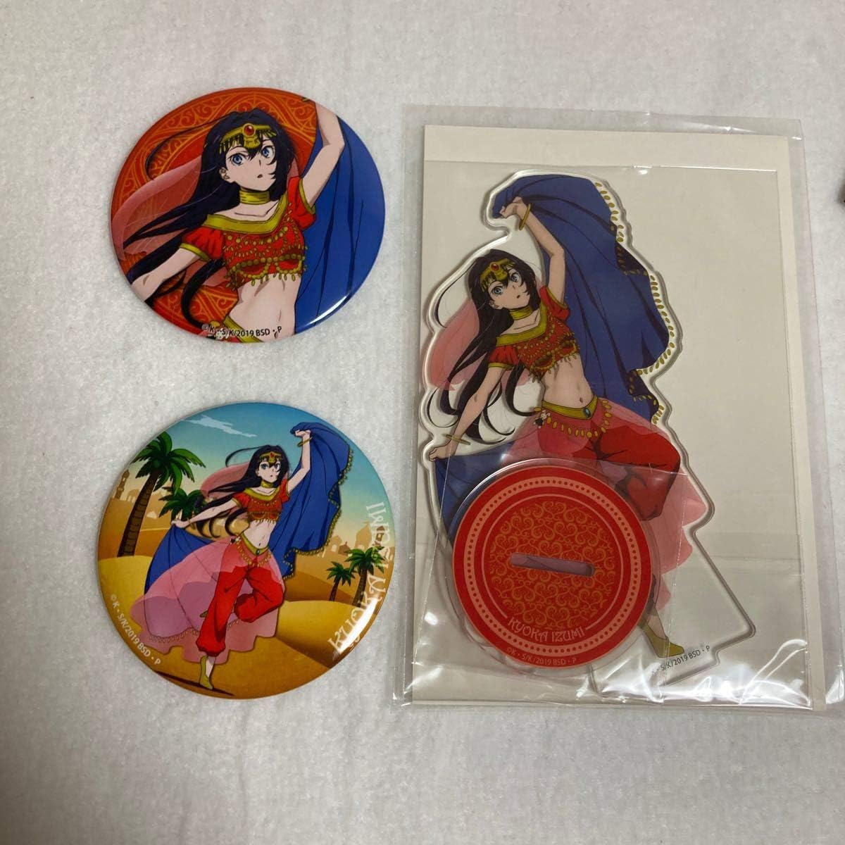 Amazon Co Jp 文豪ストレイドッグス 文スト 泉鏡花 アクリルスタンド缶バッジ セット B賞 3 アクリルスタンド D賞 Big 缶バッジ 2種 ホビー 通販