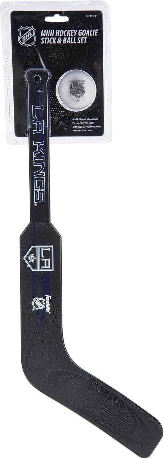 Franklin Sports NHL Los Angeles Kings Team Mini Hockey Goalie Stick Set : Sports & Outdoors