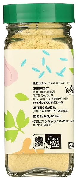 365 BY WHOLE FOODS MARKET, ORGANIC MUSTARD SEED GROUND, 1.69 OZ