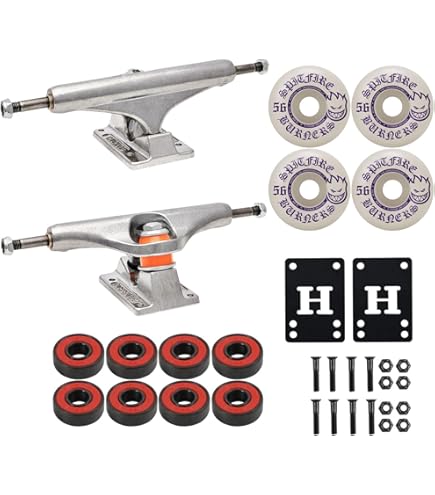 SKATEBOARD×INDEPENDENT×SPITFIRE Baker Skateboard Premium Complete Red/White - Spitfire