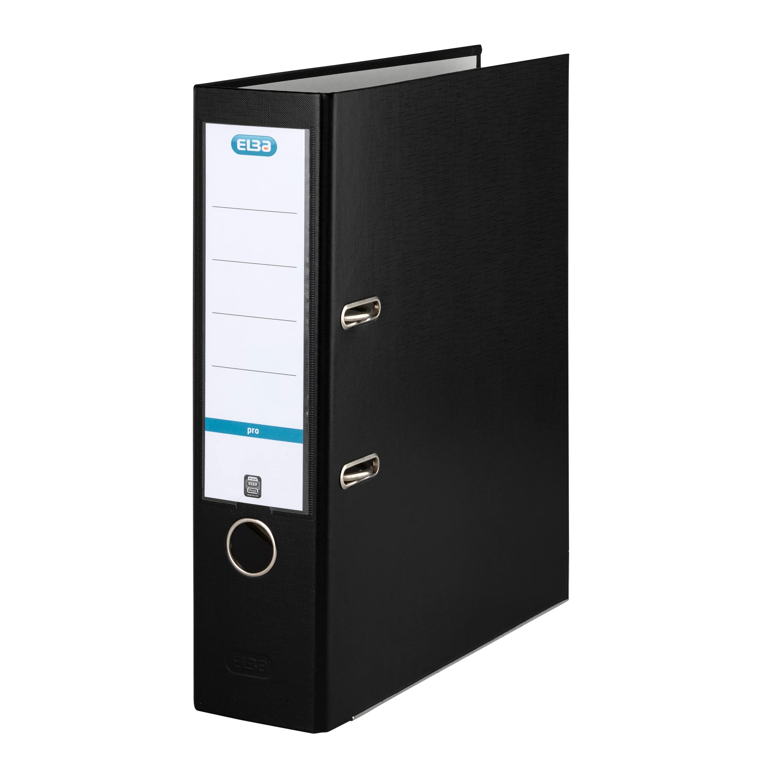 ELBA 100202154 folder smart PP / paper, back width: 80 mm, black