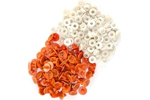 SIXRUN Ear Tags, Numbered Animal Identification Tags for Rabbits Foxes Mink for Livestock Management Breeding Disease Control