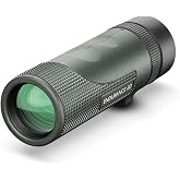 Endurance ED 10x25 Monocular Green | Includes lens cloth, lanyard, carrying case and lens caps for travel, protection and maintenance