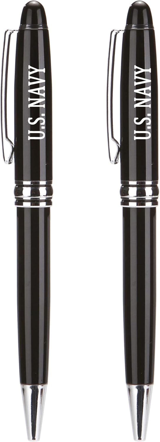 FAYERXL Personalized Pen Gift for Lawyers,Engraved US Navy Team Pens,Group Pens Bulk for Government Officials. (2 pcs, U.S. NAVY)