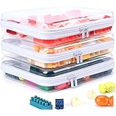 YOPCDJ 3 Pack Clear Hard Shell Zipper Case, Clear Zipper Pouches Waterproof Makeup Organizer & Travel Toiletry Bag, Diaper Bag Organizing Pouches, Plastic Pouch for Office Home Storage, Large Size