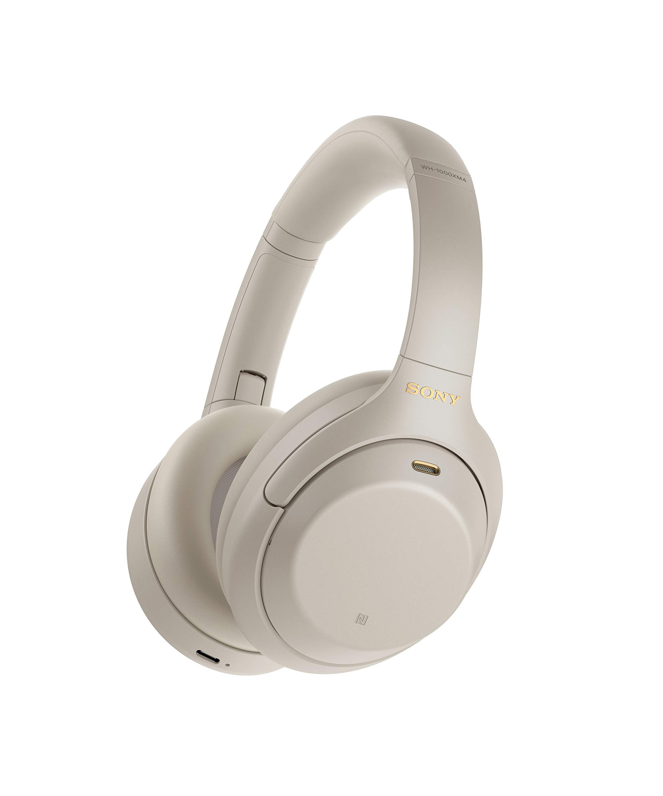 Sony WH-1000XM4 Noise Cancelling Wireless Headphones - 30hr Battery Life - Over Ear Style - Optimised for Alexa and Google Assistant - Built-in mic for Calls - Silver