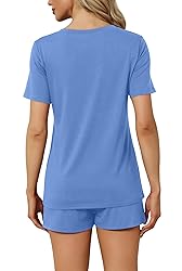 RUBZOOF Women's Short Sleeve Pajama Sets with