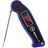 ThermoPro TP19 Waterproof Digital Meat Thermometer for Grilling with Ambidextrous Backlit & Thermocouple Instant Read Thermom