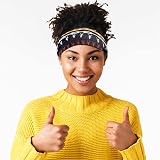 WILLBOND 4 Pcs African Headbands Vintage Silk Muslin Wide Knit Hair Band view 2