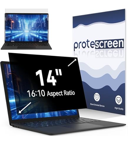 LAMA [2 PACK] 14 Inch Universal Laptop Privacy Screen