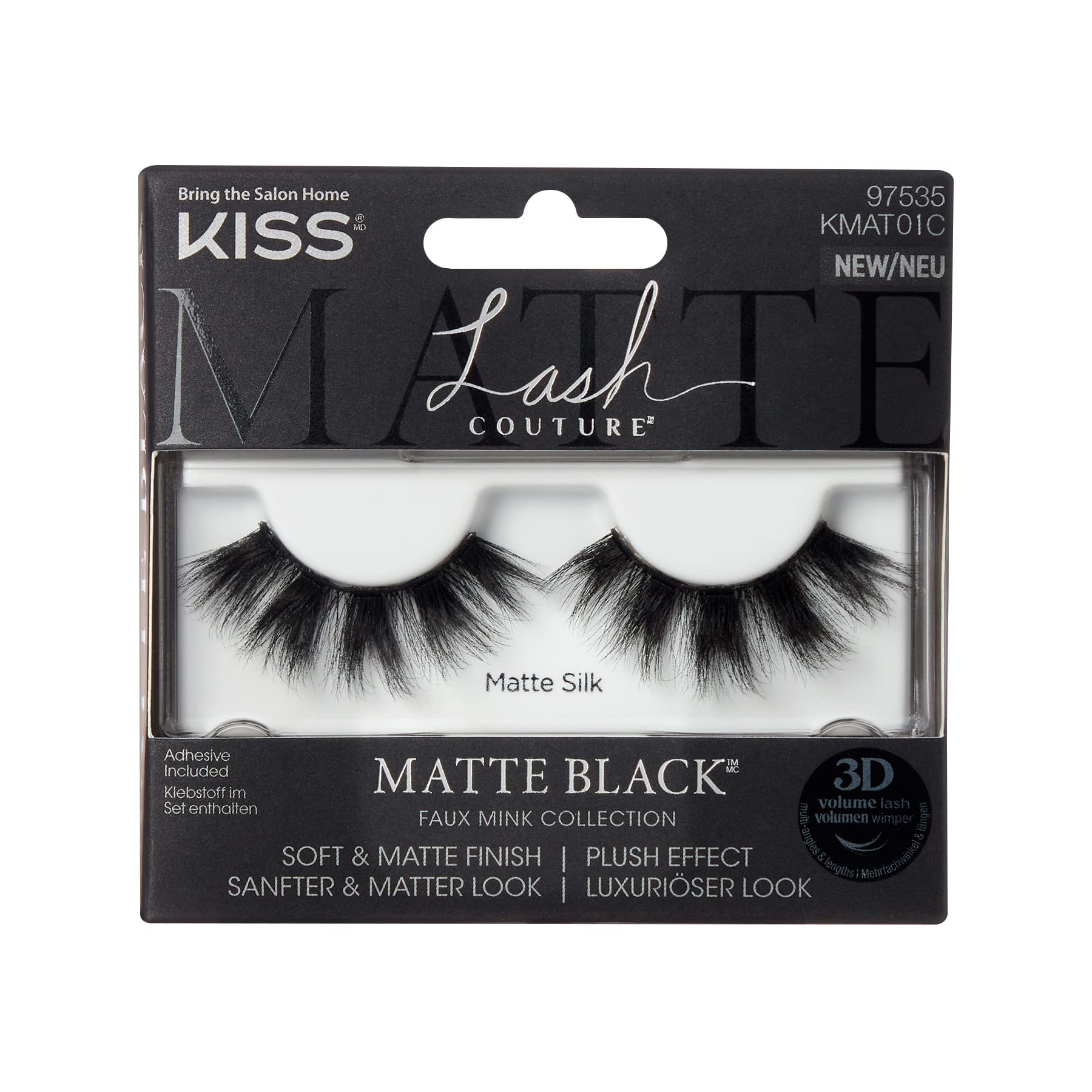 KISS Lash Couture Matte Black 01