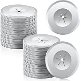 Dunzy 1.5 Inch Galvanized Insulation Washer, 30mm ID, 200 Pieces | Steel Self-locking Flat Washer Round Perforated Insulation Pins Plaster Washers for Wall and Ceiling