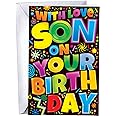 Chuck's Card-O-Rama Birthday Card For Grandson - Premium 5x7.75 Made In USA