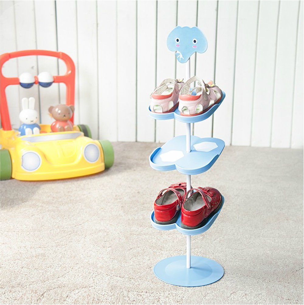 Guoyi - Kids' Creative 3D Cartoon Rotating Elephant Shoe Rack