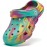 HOBIBEAR Boys and Girls Classic Graphic Garden Clogs Slip on Sandals Water Shoes(Toddler/Little Kids/Big Kids)