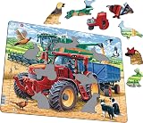 Larsen PG9 Tractor Combine Harvester 39 Piece Jigsaw Puzzle Kids 3+ Farm view 2