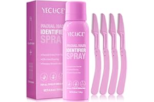 MXCZBSM Hair Identifier Spray for Face Shaving, Hair Identifier Spray, Face Hair Identifier Spray, Facial Hair Identifier Spray for Dermaplaning, Hair Identifying Spray for All Skin & Hair Types 1 Set Pink
