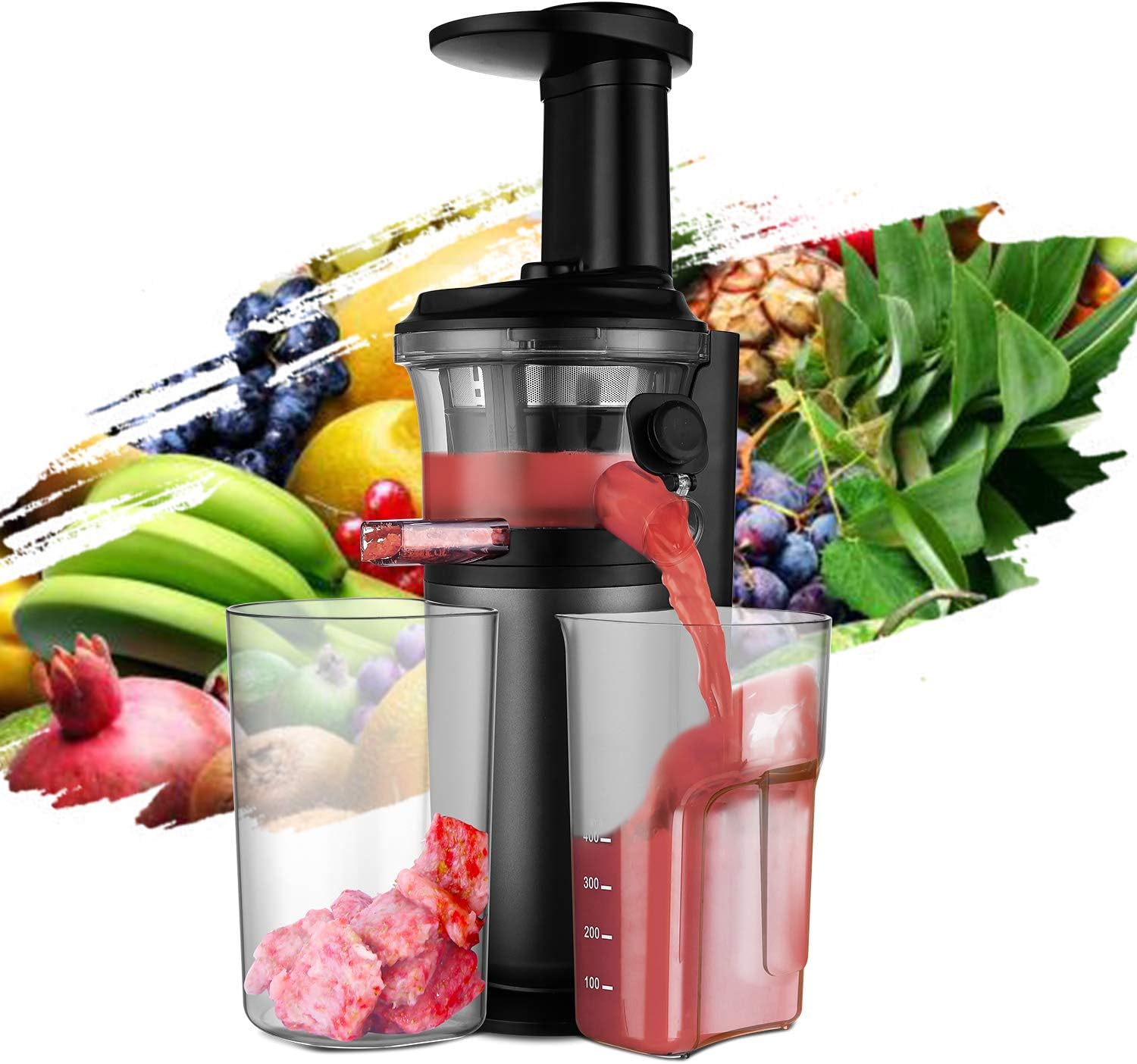 Slow Juicer, Slow Masticating Juicer with Slow Press