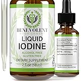 Liquid Iodine Potassium Drops - 1300 Servings | Large 2oz Bottle | Great Taste | 2X Absorption | Just One (1) Drop a Day for