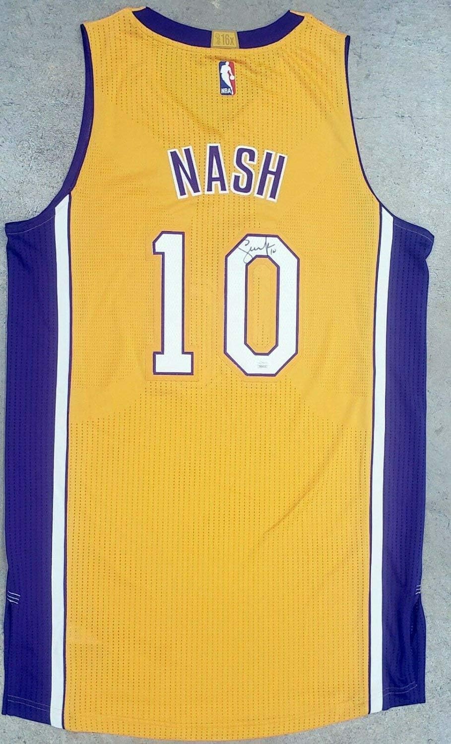 Steve Nash Autographed Signed Auto Autograph Adidas Lakers Team Jersey JSA COA Autographed