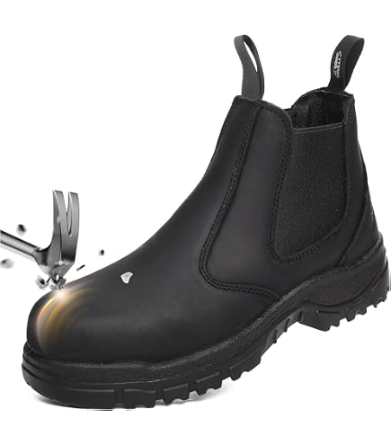Amazon.com | SR Max Mens Black Tulsa MaxTRAX Composite Toe SRO