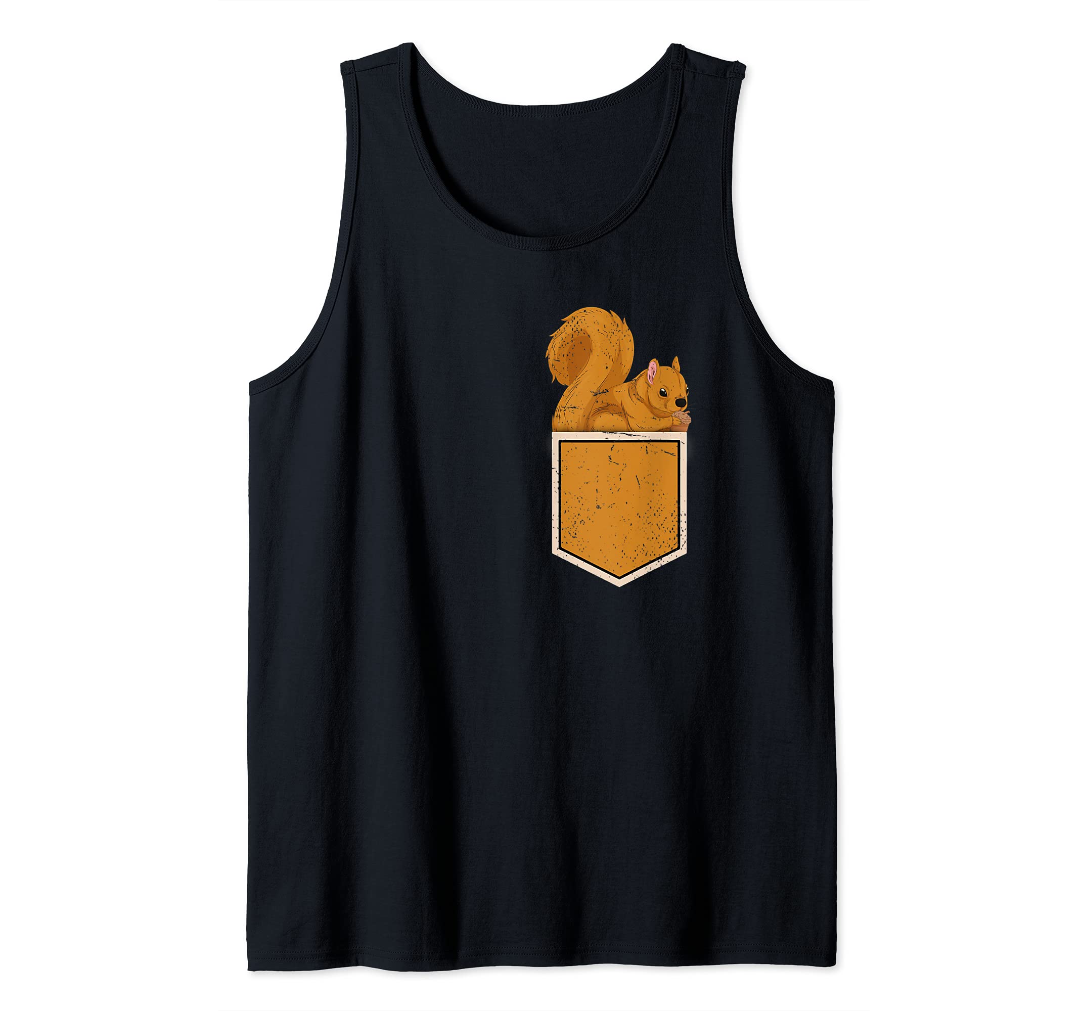 Wildlife Forest Animal Wild Squirrel Cute Pocket Squirrel Tank Top