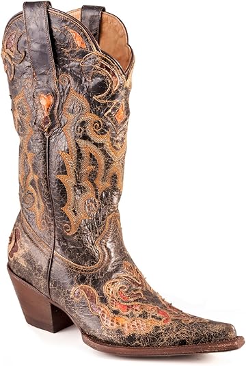 stetson snakeskin boots