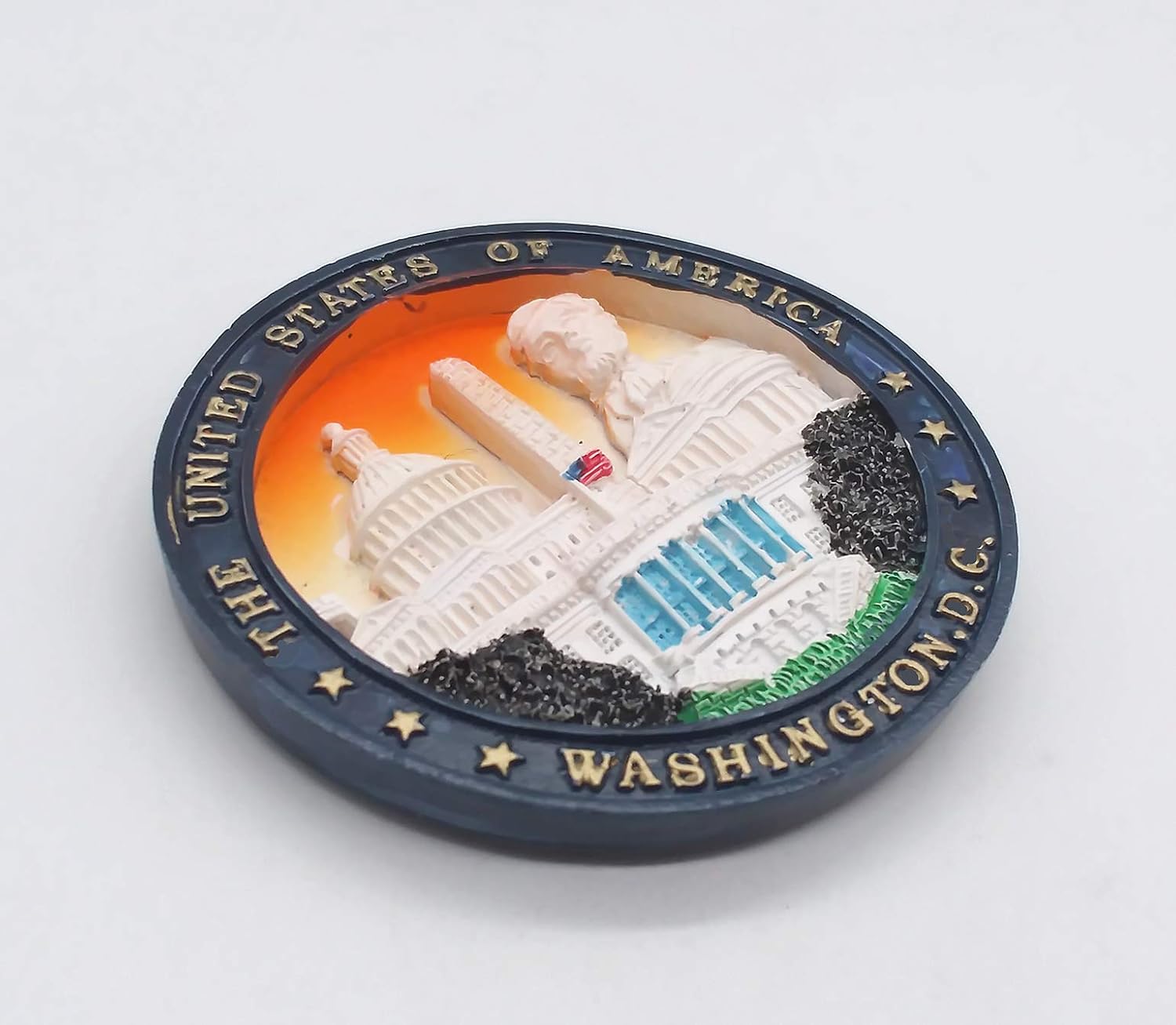 Washington, D.C. Capital de EE. UU. Imán de nevera 3D, pegatina de ...