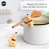 OTOTO Buddy Dog Kitchen Spoon Holder - Silicone Ladle Rest view 7