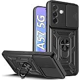 PENGPAI Funda para Samsung Galaxy A57 Carcasa Case for A 57 Uso Rudo Protector cámara Soporte Acrílico Estuche Cover SJ