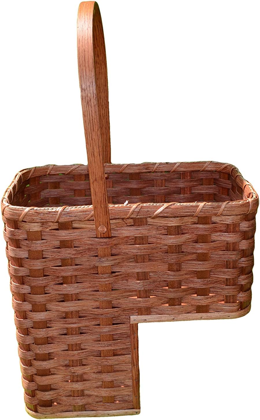 amazon storage baskets on Amazon Com Large 9 Stair Step Basket Beautifully Rests On Your Stairsteps Swivel Handle All Natural Material And Made By Old Order Amish The Up Splints That Are Used Are On These Baskets