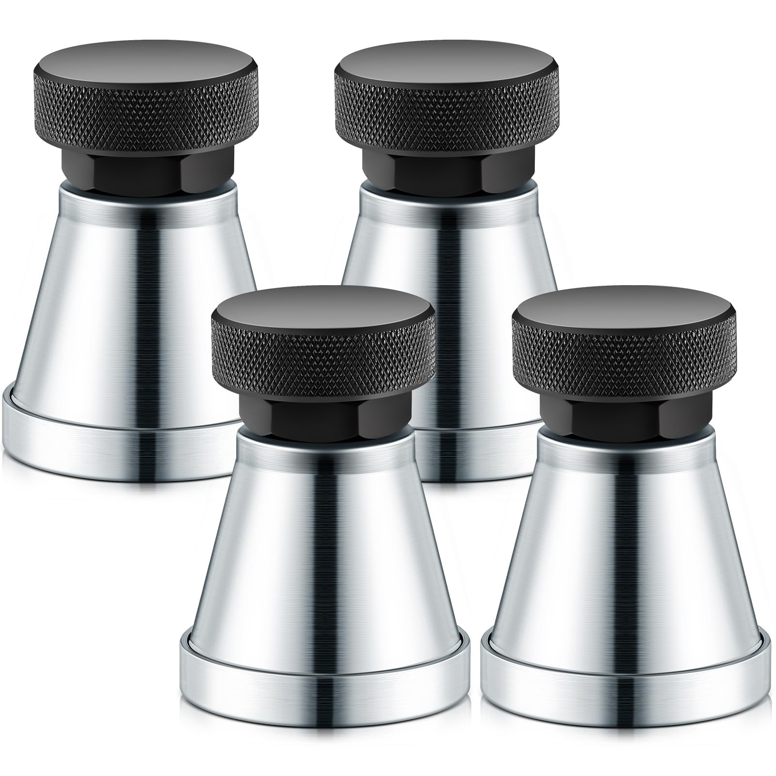 Photo 1 of Gisafai 4 Pcs Adjustable Screw Jack Range 2.63" to 3.93" Heavy Duty Screw Machinist Jack Stands with 5 Tons Capacity for Large Milling Drilling Machines Leveling Work Die Processing